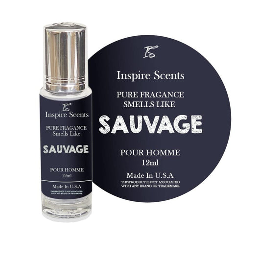 INSPIRE SCENTS Fragrance Perfume Oil Sauvage Cologne Roll On Body Oil for Men, 1 pack, 1.0 Fl Oz