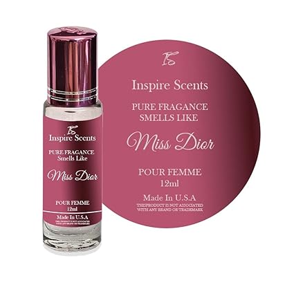 INSPIRE SCENTS Fragrance Perfume Oils Miss Dear Parfum Roll On Body Oil for Women (12ml) (Pack of 1)